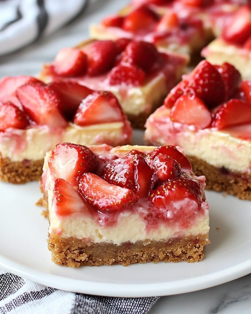Strawberry Cheesecake Bars