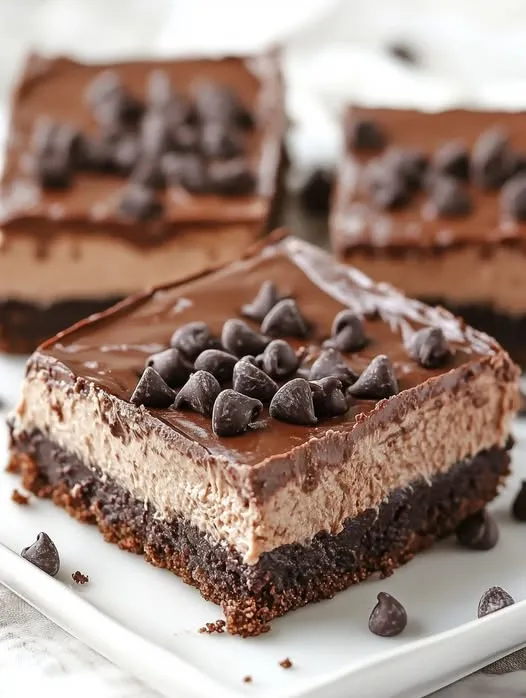 chocolate Cheesecake Bars