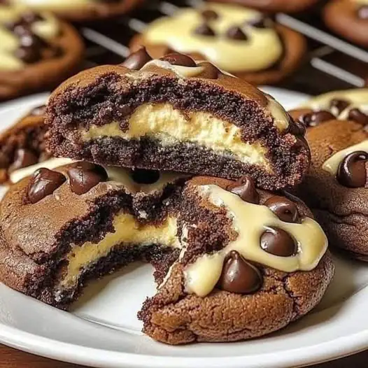 Cheesecake Stuffed Chocolate Chip Cookies